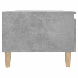 Masă laterală, gri beton, 50x46x35 cm, lemn compozit, 8 image
