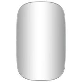 Oglindă de perete, argintiu, 80x50 cm, 2 image