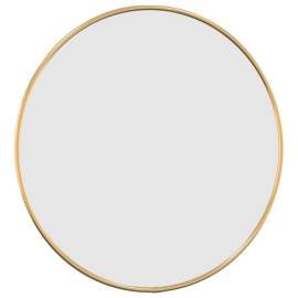 Oglindă de perete rotundă, auriu, Ø 40 cm, 3 image