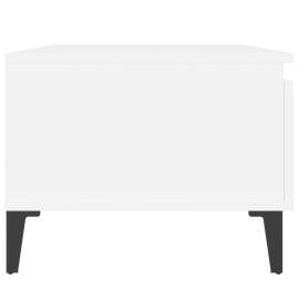Masă laterală, alb, 50x46x35 cm, lemn compozit, 8 image