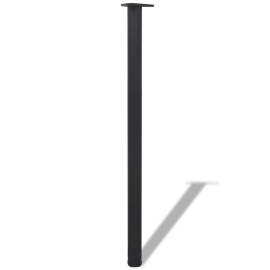 Picioare de masă reglabile pe înălțime 4 buc., negru, 1100 m, 2 image