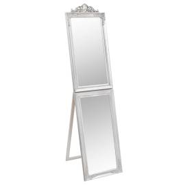 Oglindă de sine stătătoare, argintiu, 45x180 cm, 2 image
