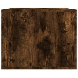 Măsuță de cafea, stejar fumuriu, 80x50x40 cm, lemn prelucrat, 7 image