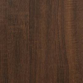 Masă laterală, stejar maro, 50x46x50 cm, lemn compozit, 9 image