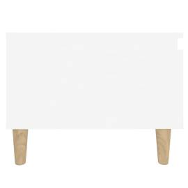 Mese laterale, 2 buc., alb, 50x46x35 cm, lemn compozit, 10 image
