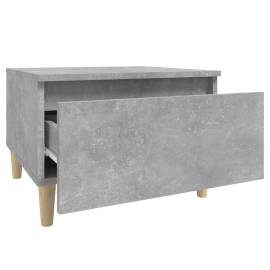 Mese laterale, 2 buc., gri beton, 50x46x35 cm, lemn compozit, 9 image