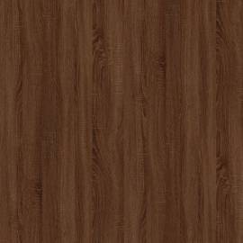 Birou, stejar maro, 100x49x75 cm, lemn prelucrat, 10 image