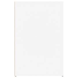 Birou, alb, 100x49x75 cm, lemn prelucrat, 8 image