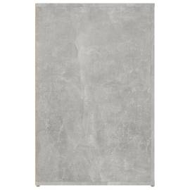 Birou, gri beton, 100x49x75 cm, lemn prelucrat, 8 image