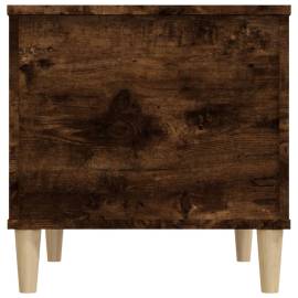 Măsuță de cafea, stejar fumuriu, 60x44,5x45 cm, lemn prelucrat, 8 image