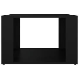 Noptieră, negru, 57x55x36 cm, lemn compozit, 5 image