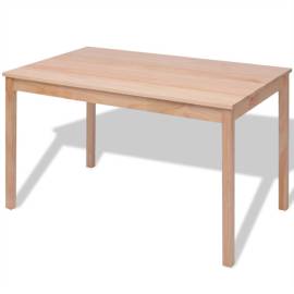 Set masă și scaune din lemn de pin 7 piese, 3 image