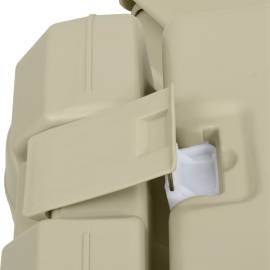 Set toaletă portabilă camping 10+10 l suport chiuvetă 20 l, gri, 7 image