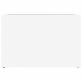 Noptieră, alb, 57x55x36 cm, lemn compozit, 6 image