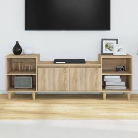 Comodă tv, stejar sonoma, 160x35x55 cm, lemn prelucrat, 3 image