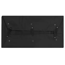 Căptușeală cărucior grădină, negru, 86x46x22 cm material textil, 3 image