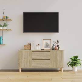 Comodă tv, stejar sonoma, 102x44,5x50 cm, lemn prelucrat, 3 image