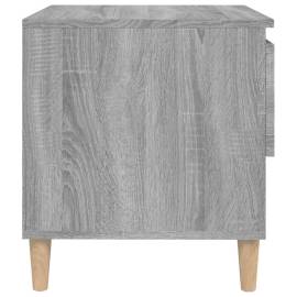 Noptieră, gri sonoma, 50x46x50 cm, lemn prelucrat, 6 image