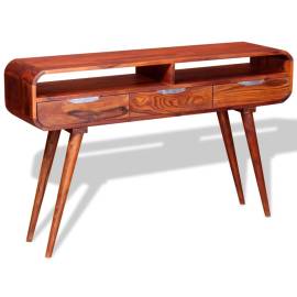 Masa consolă din lemn masiv de sheesham, 120 x 35 x 75 cm, 3 image