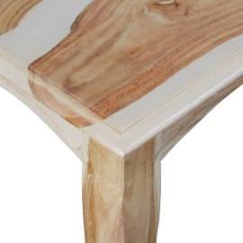 Masă consolă cu 3 sertare lemn masiv palisandru 110x40x76 cm, 8 image