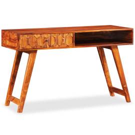 Masă de scris din lemn masiv de sheesham 118 x 50 x 76 cm, 7 image