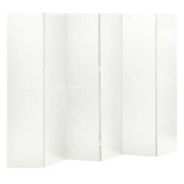 Paravane de cameră cu 6 panouri,2 buc.,alb, 240x180 cm, oțel, 2 image
