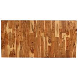 Masă sufragerie lemn masiv de salcâm și mango 180x90x76 cm, 7 image