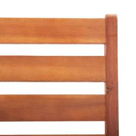 Scaune de masă exterior cu perne, 3 buc., lemn masiv de acacia, 7 image