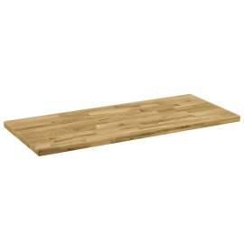 Blat masă, lemn masiv de stejar, dreptunghiular, 44mm 120x60cm, 2 image