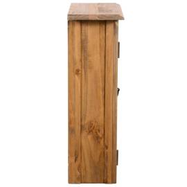 Dulap suspendat baie, lemn masiv de pin reciclat, 42x23x70 cm, 4 image
