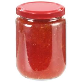 Borcane din sticlă pentru gem, capace roșii, 96 buc., 230 ml, 3 image
