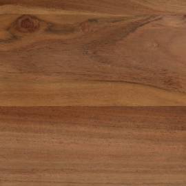 Masă de bucătărie, lemn masiv de salcâm și oțel, 120x60x76 cm, 5 image