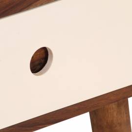 Noptieră, 45x30x45 cm, lemn masiv de sheesham, 6 image