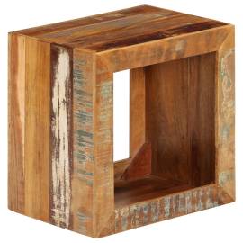 Scaun, 40 x 30 x 40 cm, lemn masiv reciclat, 9 image