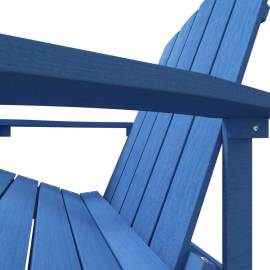 Scaun de grădină adirondack, albastru aqua, hdpe, 6 image