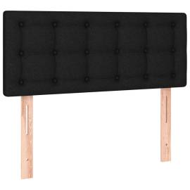 Pat box spring cu saltea, negru, 90x190 cm, textil, 6 image