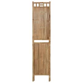 Paravan de cameră cu 3 panouri, 120 x 180 cm, bambus, 4 image