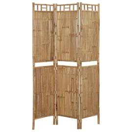 Paravan de cameră cu 3 panouri, 120 x 180 cm, bambus, 3 image