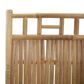 Paravan de cameră cu 3 panouri, 120 x 180 cm, bambus, 6 image