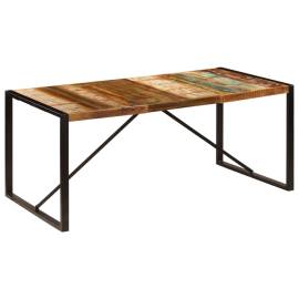 Masă de bucătărie, 180 x 90 x 75 cm, lemn masiv reciclat, 9 image
