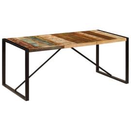 Masă de bucătărie, 180 x 90 x 75 cm, lemn masiv reciclat, 8 image