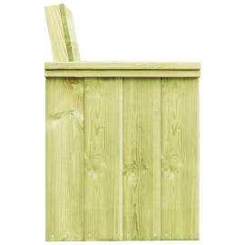 Scaun de grădină, lemn de pin tratat, 3 image