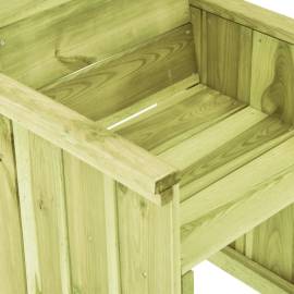 Scaun de grădină, lemn de pin tratat, 5 image