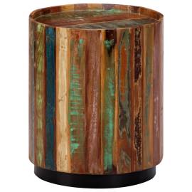 Măsuță de cafea, 38 x 45 cm, lemn masiv reciclat, 2 image