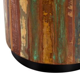 Măsuță de cafea, 38 x 45 cm, lemn masiv reciclat, 7 image