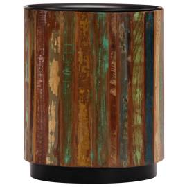 Măsuță de cafea, 38 x 45 cm, lemn masiv reciclat, 3 image