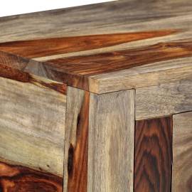 Masă consolă cu 3 sertare, 120x30x75 cm, lemn masiv de sheesham, 5 image