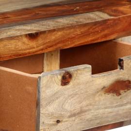 Masă consolă cu 3 sertare, 120x30x75 cm, lemn masiv de sheesham, 9 image
