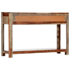 Masă consolă cu 3 sertare, 120x30x75 cm, lemn masiv de sheesham, 4 image