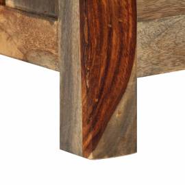 Servantă, gri, 100x30x50 cm, lemn masiv de sheesham, 9 image